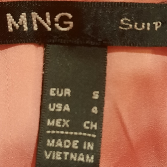 Mango size 4 Peach Colored Sleeveless Sheath Dress - Picture 7 of 10